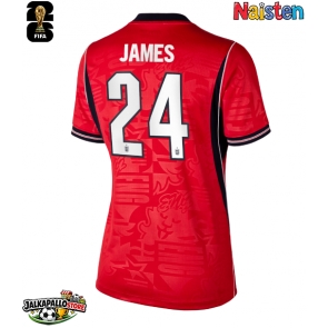 Englanti Reece James #24 Vieraspaita Naisten MM-kisat 2026 Lyhythihainen